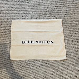 Louis Vuitton Cream Dust Bag
